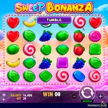PlayMojo - Sweet Bonanza Slot Game - Tumbling Reels and Multipliers