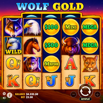 PlayMojo - Wolf Gold Slot Game - Pragmatic Play